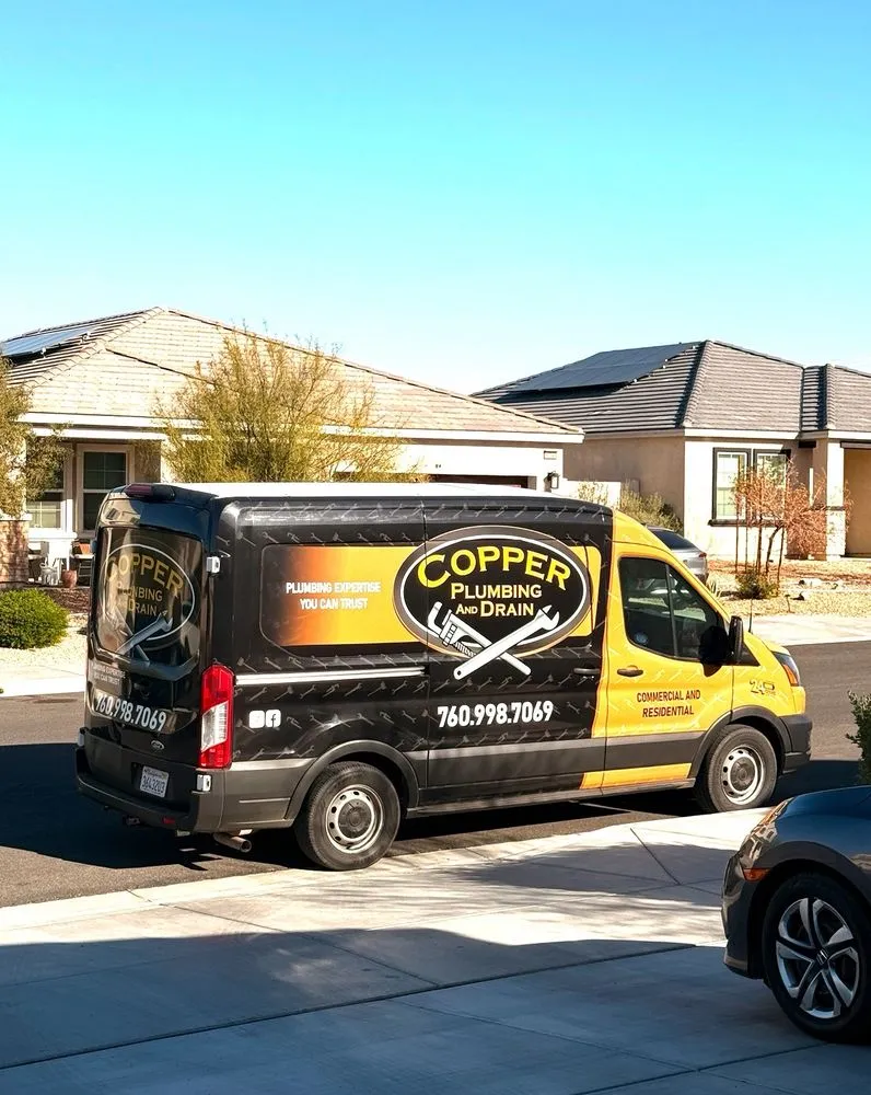 Slide of Copper Plumbing and Drain