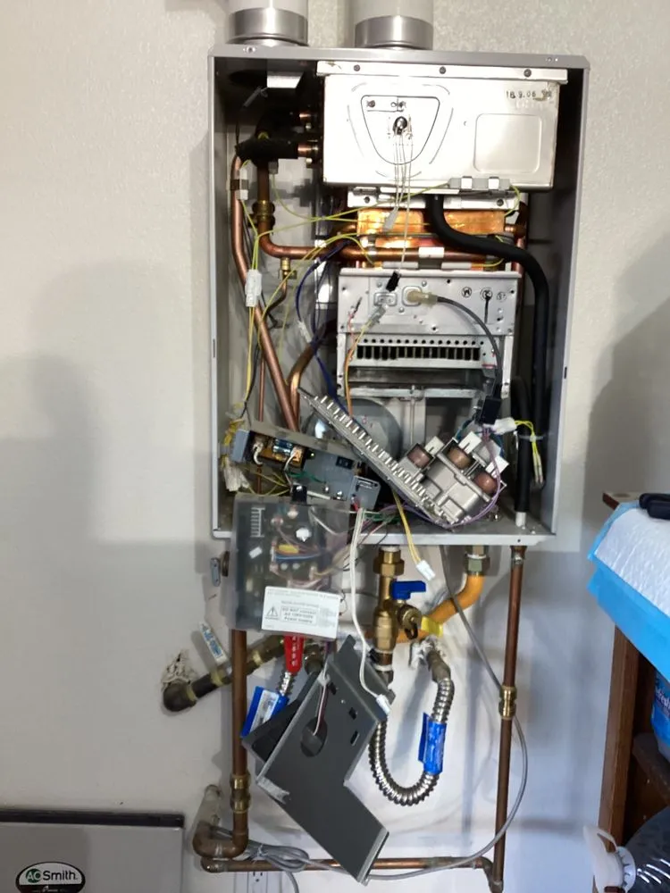 Slide of Copper Plumbing and Drain