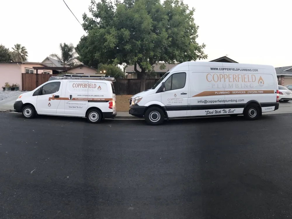 Expert plumbing repair experts serving Fairfield, CA - Copperfield Plumbing