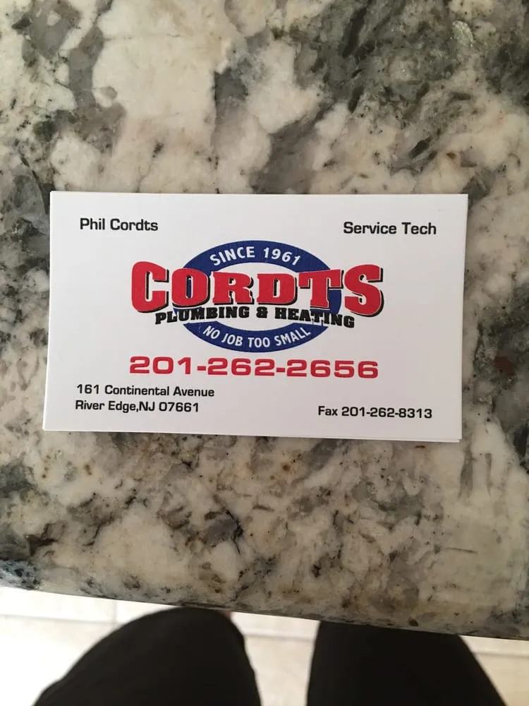 Slide of Cordts Plumbing & Heating