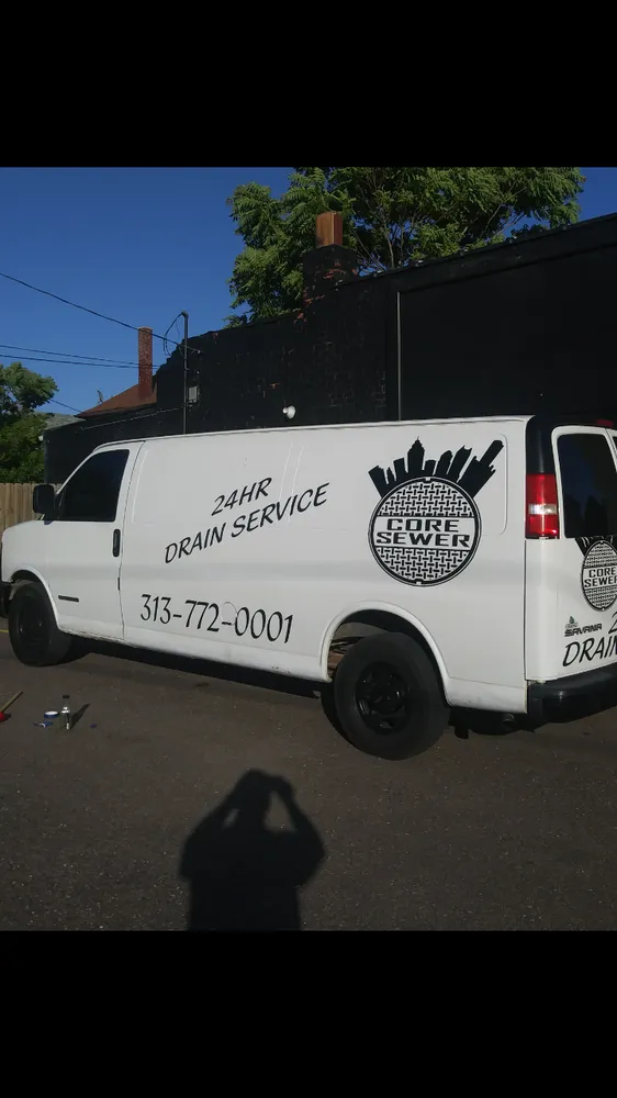 Slide of Core Sewer & Drain Cleaning