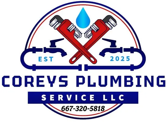 Coreys Plumbing Service Logo