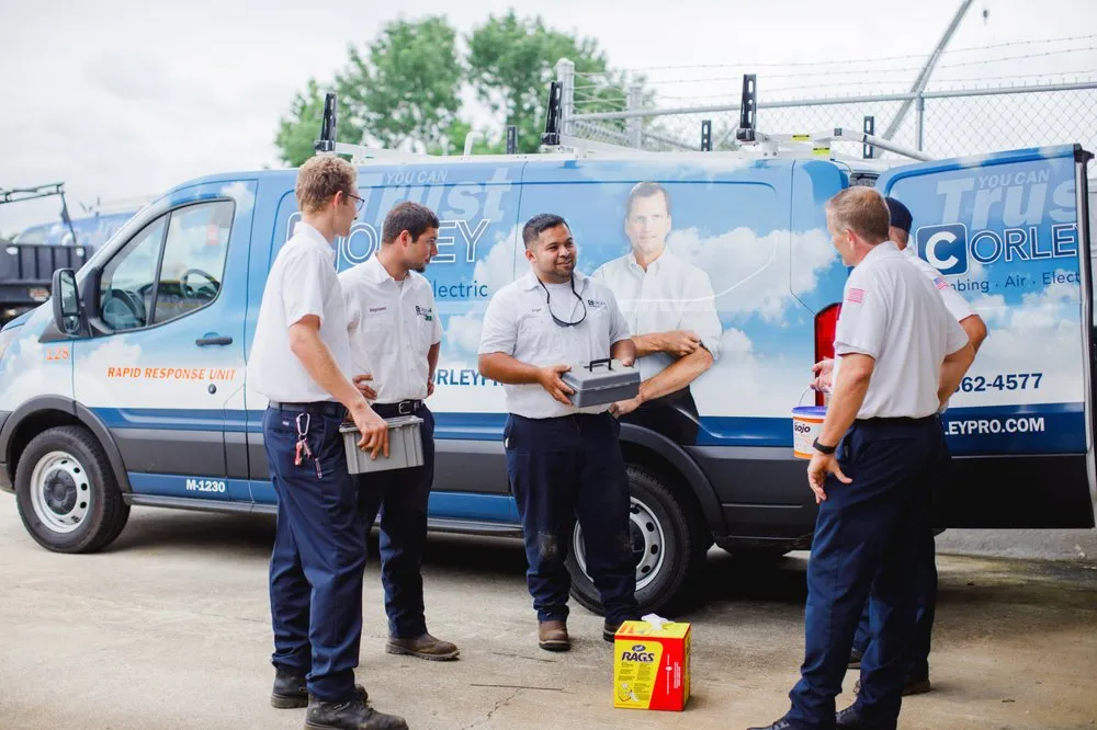 Slide of Corley Plumbing Air Electric