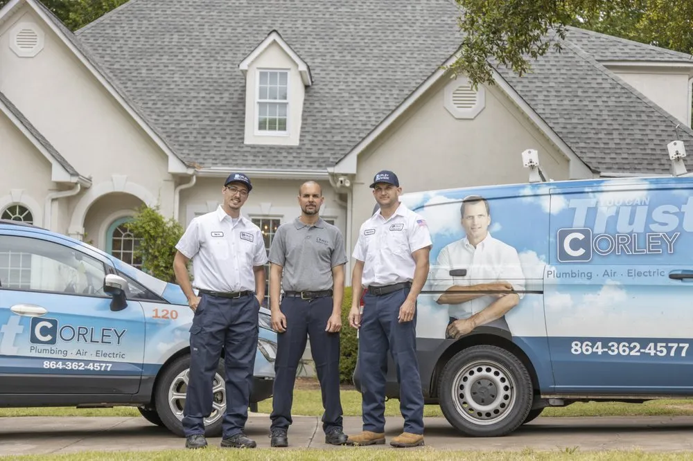 Slide of Corley Plumbing Air Electric