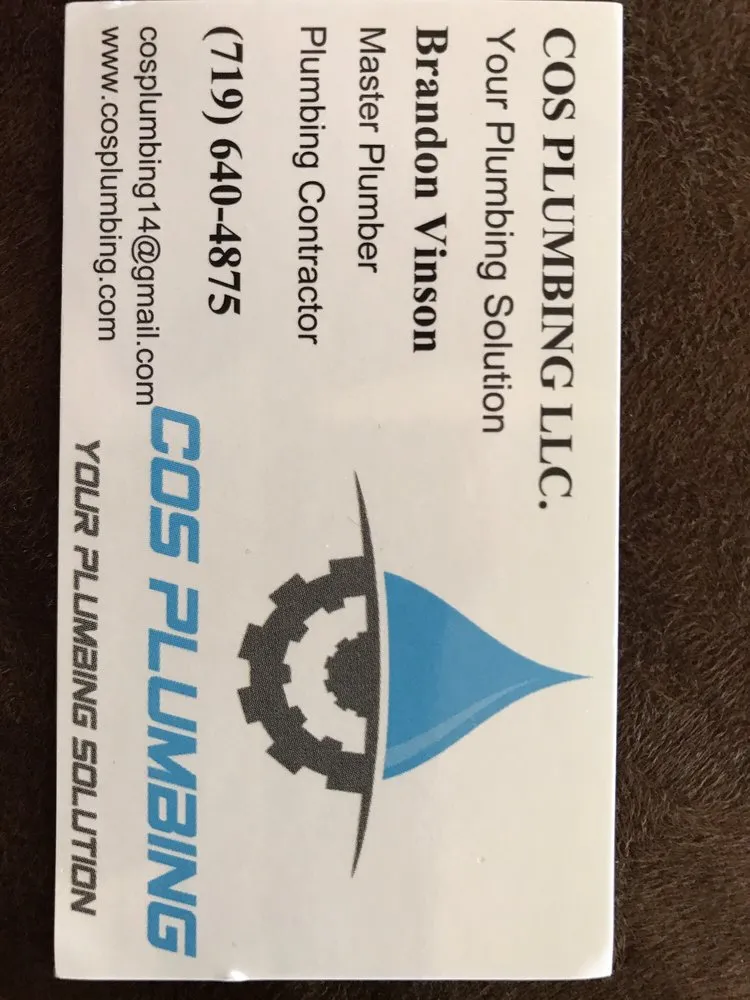 Slide of COS Plumbing