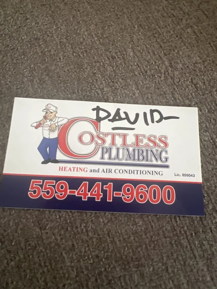 Top-rated water heater service in Fresno, CA by Costless Plumbing Heating and Air Conditioning