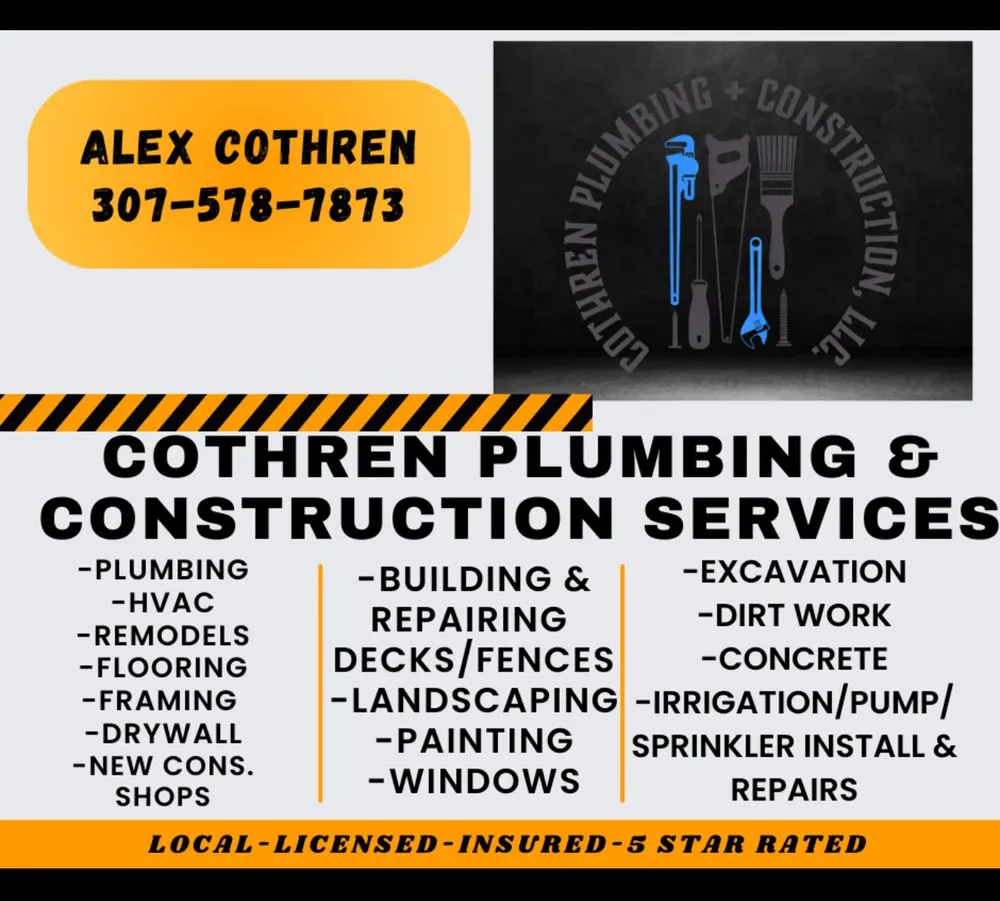 Affordable pipe repair in Lovell, WY by Cothren Plumbing & Construction