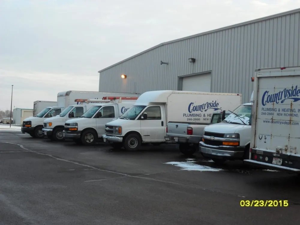 Professional water heater service in New Richmond, WI by Countryside Plumbing & Heating