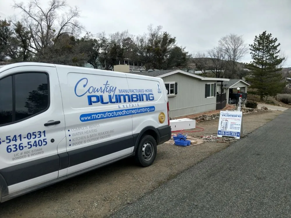 Affordable leak detection for homes in Phoenix, AZ by Courtesy Manufactured Home Plumbing