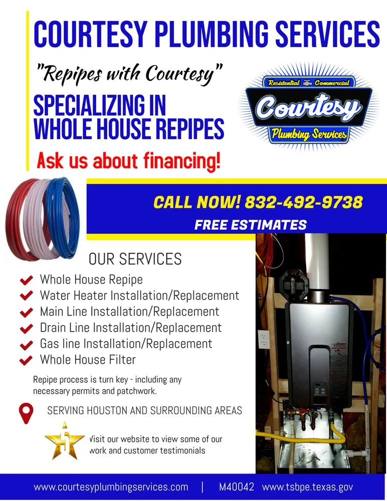 Slide of Courtesy Plumbing