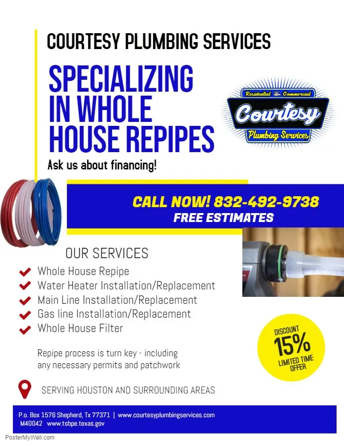 Slide of Courtesy Plumbing