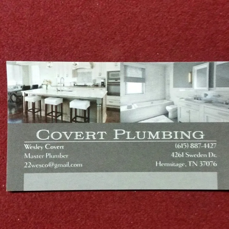 Expert drain cleaning service in Hermitage, TN - Covert Plumbing