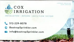 Slide of Cox Irrigation