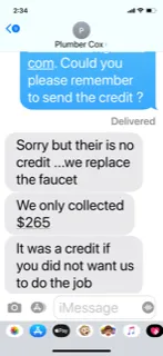 Slide of Cox Plumbing