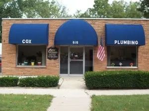 Slide of Cox Plumbing