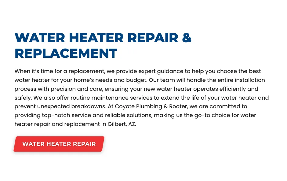 Expert drain cleaning in Gilbert, AZ by Coyote Plumbing & Rooter