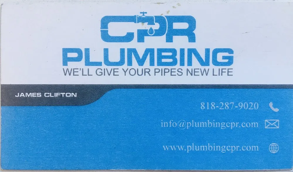 Slide of CPR Plumbing