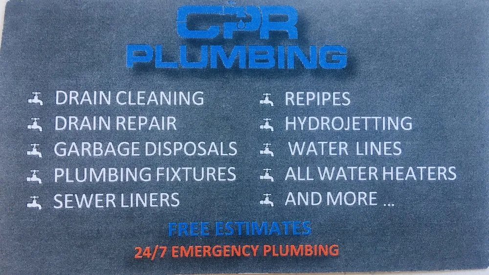 Slide of CPR Plumbing