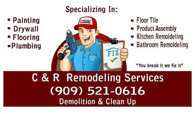 Slide of C&R Handyman Services