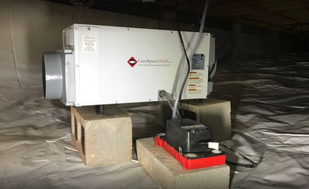 Slide of Crawl Space Ninja of Raleigh West