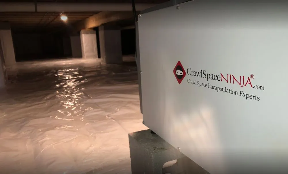 Slide of Crawl Space Ninja of Raleigh West