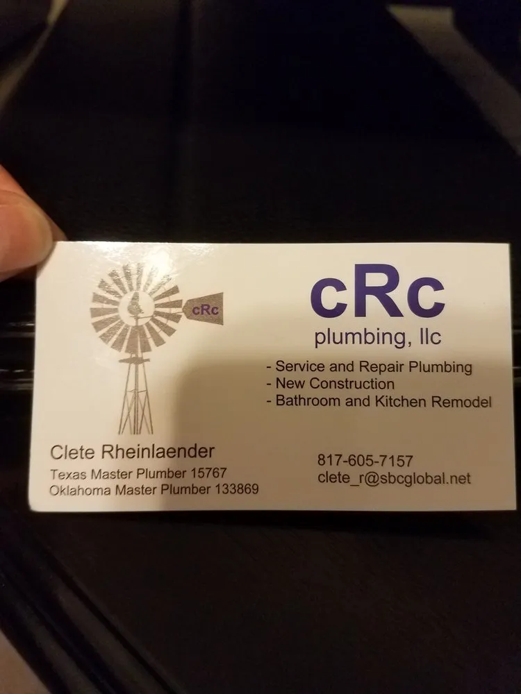 Slide of cRc Plumbing
