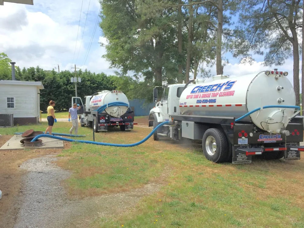 Slide of Creech's Septic & Grease Trap Cleaning