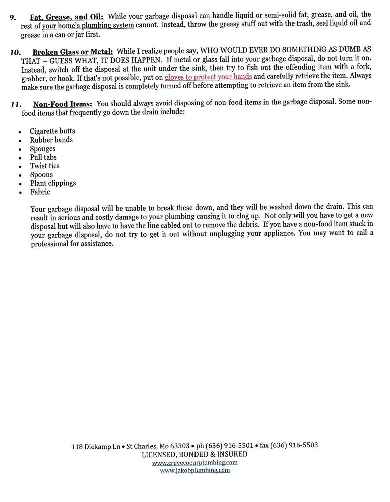 Slide of Creve Coeur Plumbing