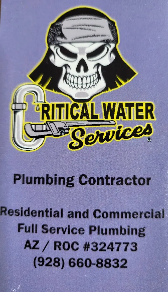 Slide of Critical Water Services