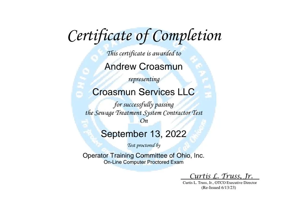 Slide of Croasmun Services