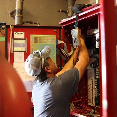 Cross Fire Protection Logo