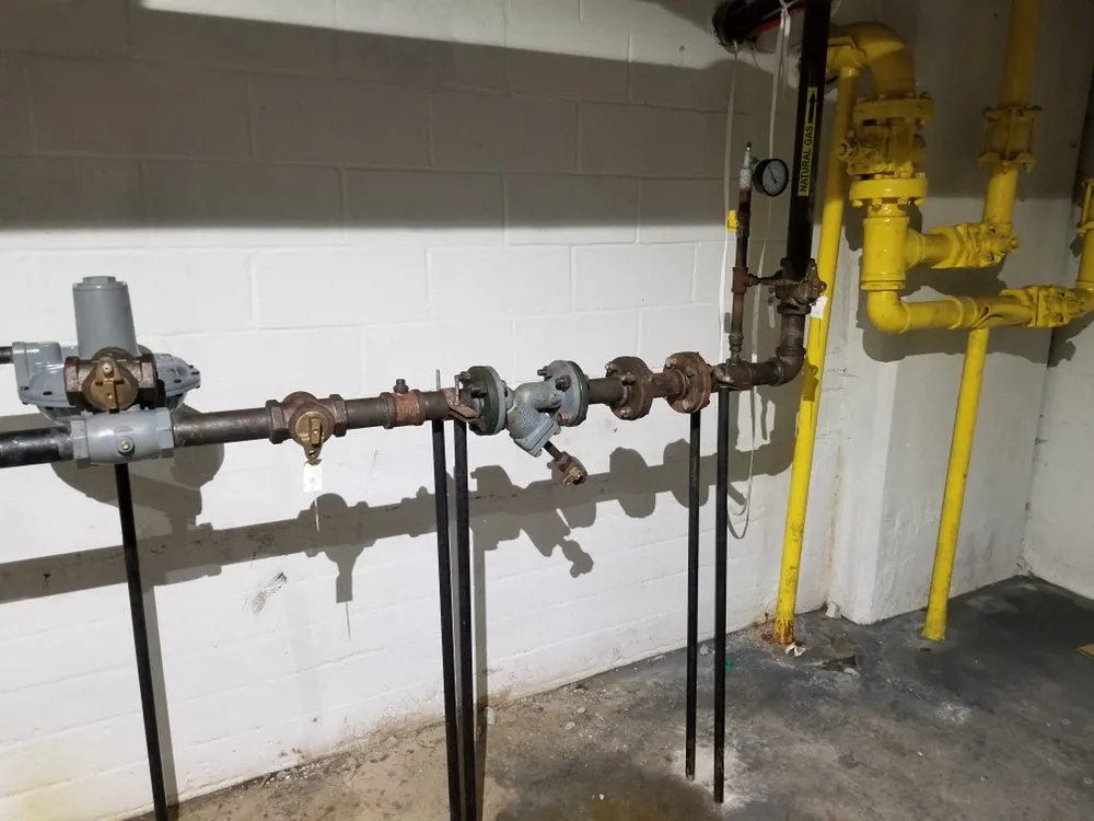 Slide of Cross Joint Plumbing and Heating