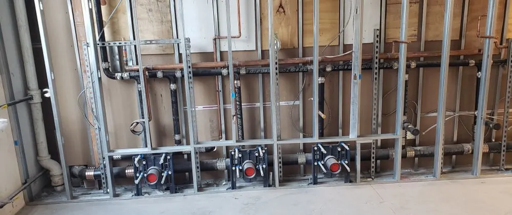 Slide of Cross Joint Plumbing and Heating