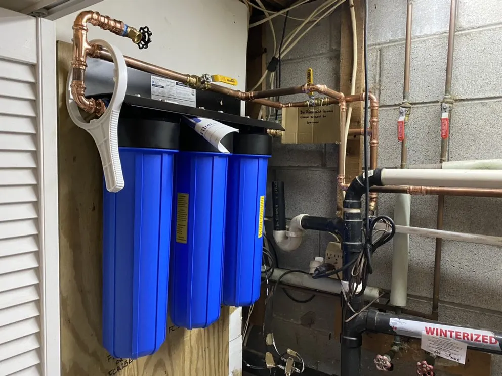 Slide of Cross Joint Plumbing and Heating
