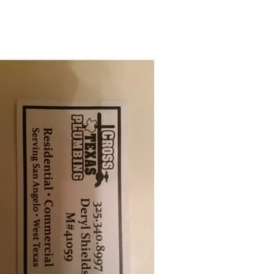 Cross Texas Plumbing Logo