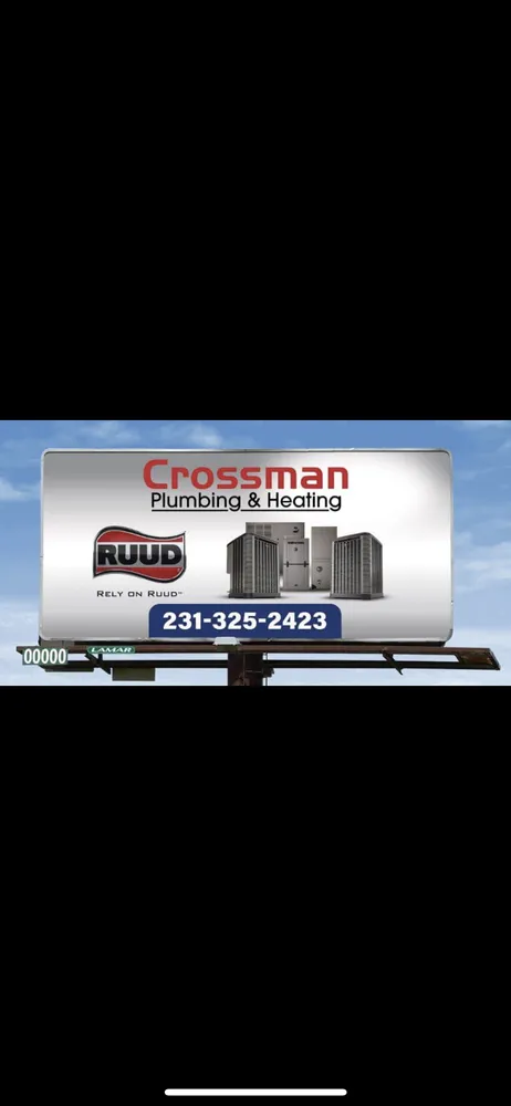 Top-rated water heater service in Honor, MI by Crossman Plumbing & Heating