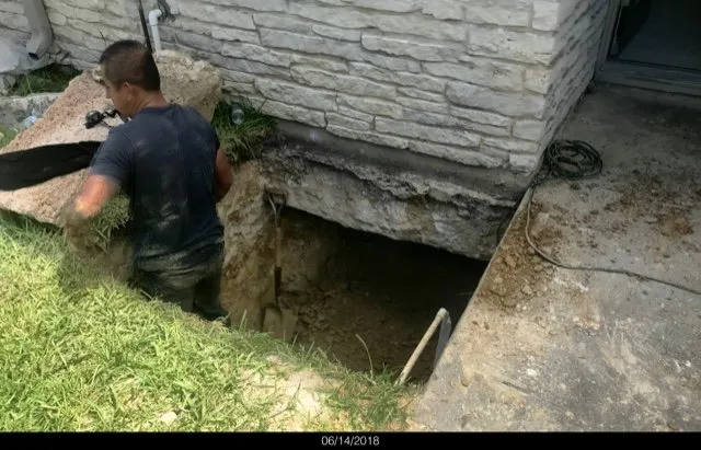 Professional pipe repair for homes in New Braunfels, TX by Crown Leveling - New Braunfels