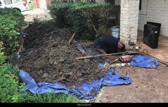 Emergency plumbing repair for homes in New Braunfels, TX by Crown Leveling - New Braunfels