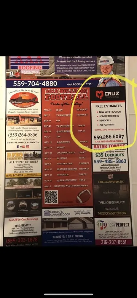 Slide of Cruz Plumbing