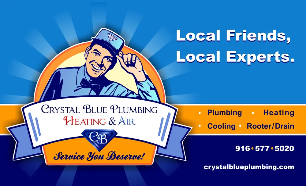 Trusted pipe repair for homes in Loomis, CA by Crystal Blue Plumbing, Heating & Air
