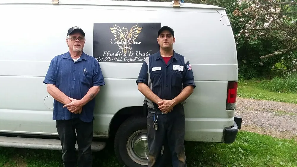 Reliable drain cleaning service in Mount Vision, NY - Crystal Clear Services