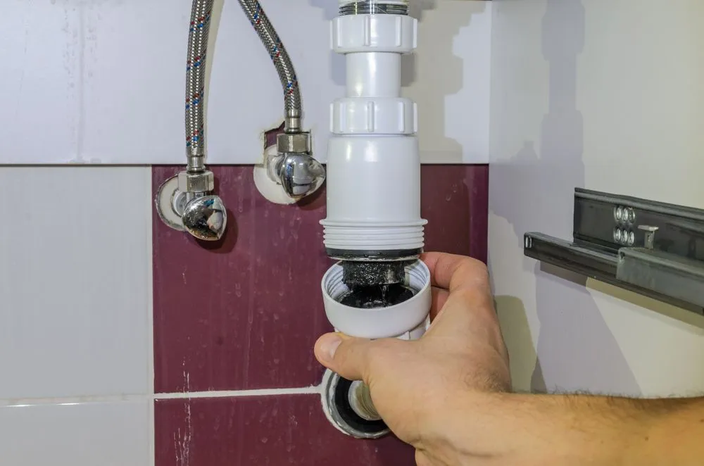 Slide of Crystal Heating Water Plumbing