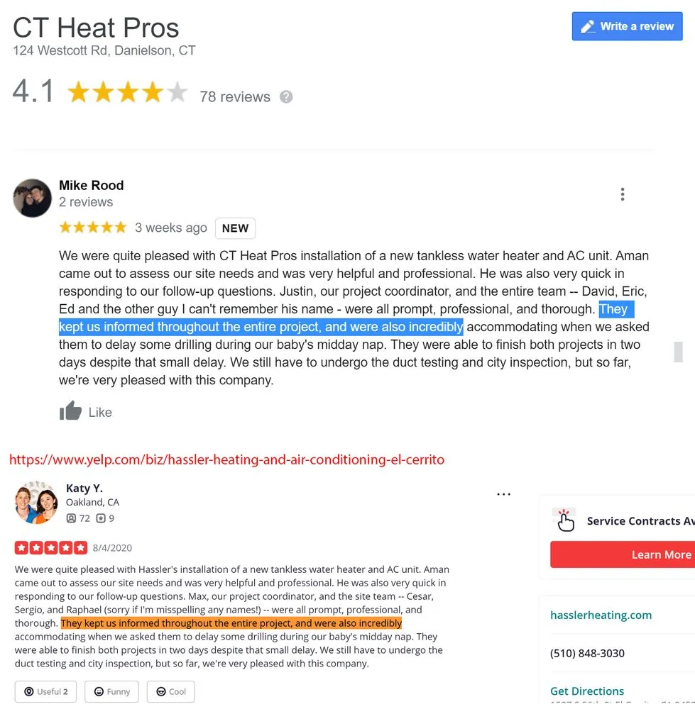 Slide of CT Heat Pros of Northeast Connecticut