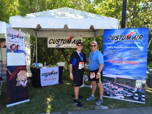 Custom Air & Plumbing Logo