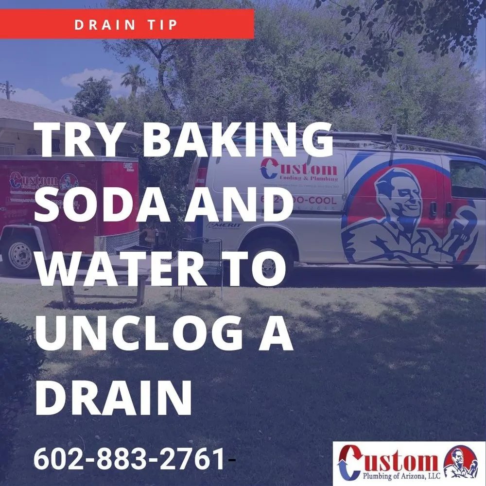 Expert drain cleaning for homes in Phoenix, AZ by Custom Plumbing of Arizona