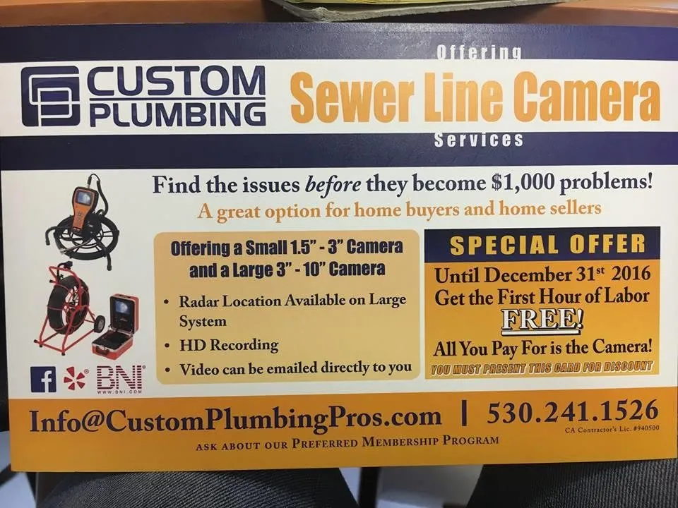 Slide of Custom Plumbing