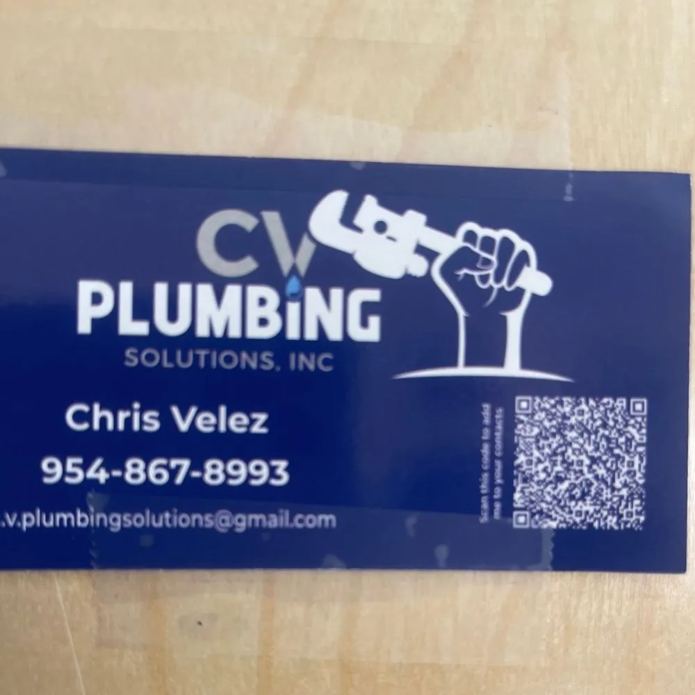 Slide of CV Plumbing Solutions