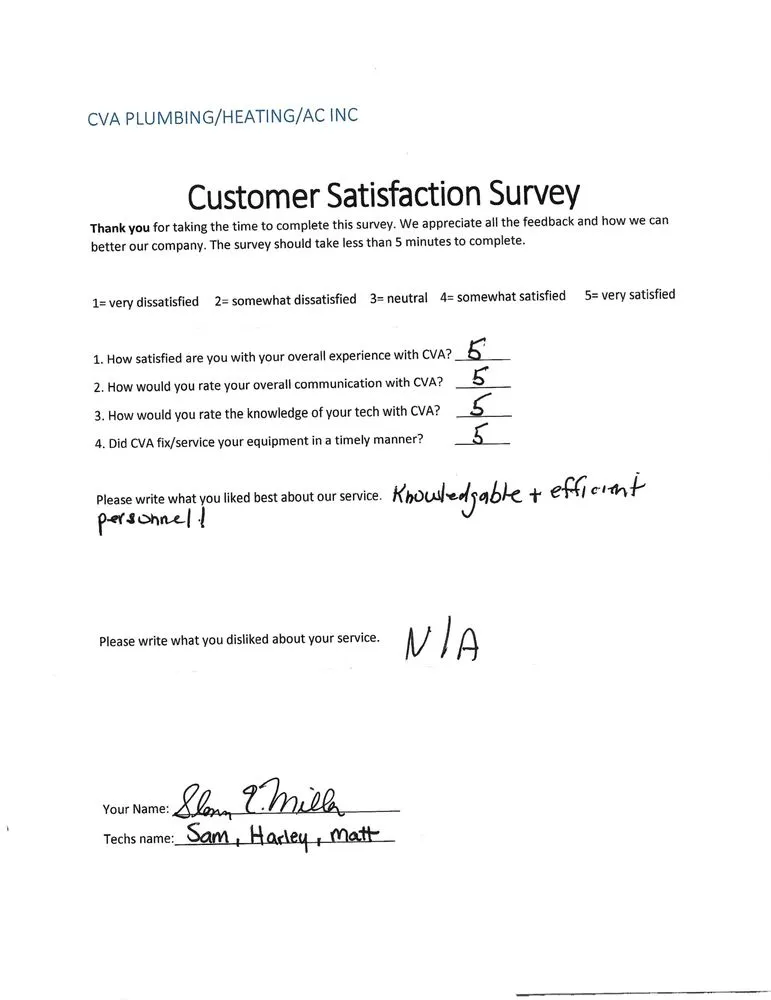 Top-rated plumbing repair experts serving Saylorsburg, PA - CVA Plumbing Heating & AC