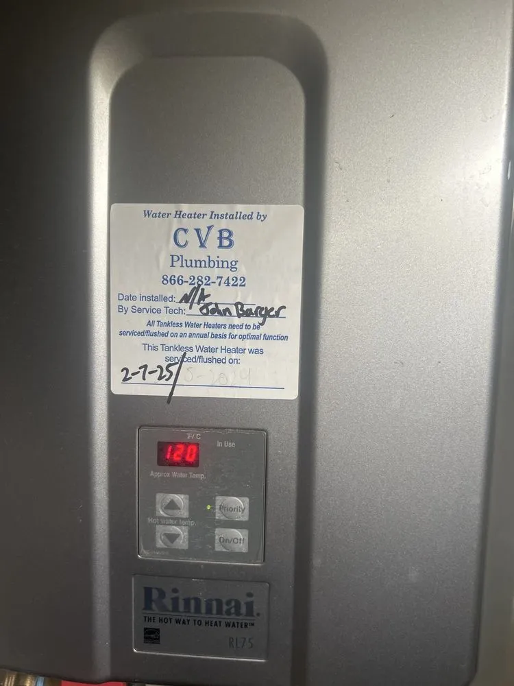 Slide of CVB Plumbing