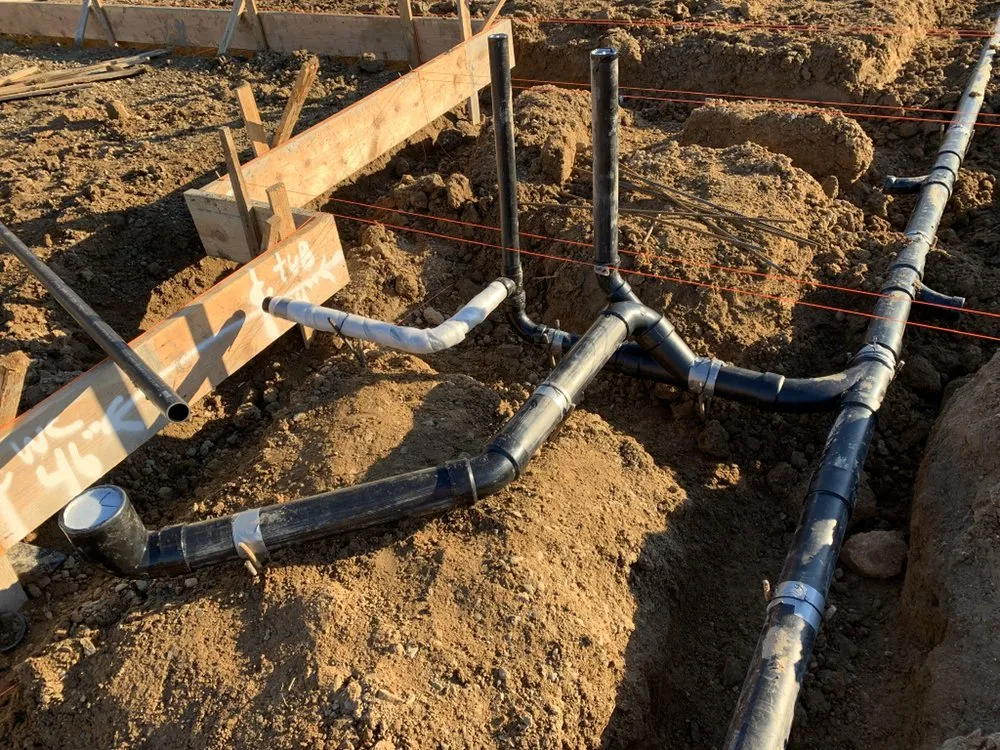 Slide of CW plumbing